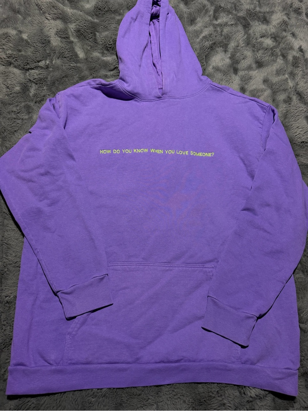 Boys Lie Purple Graphic Hoodie Sweatshirt